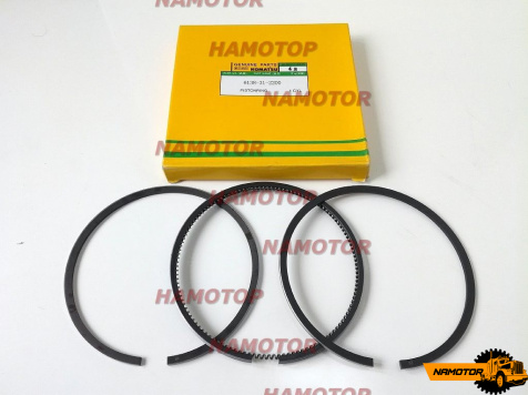 Кольца поршневые KOMATSU 6D110. 6138-31-2020, 6138-31-2200, 6138-32-2200. "STD" ORIG (на 1 порш)